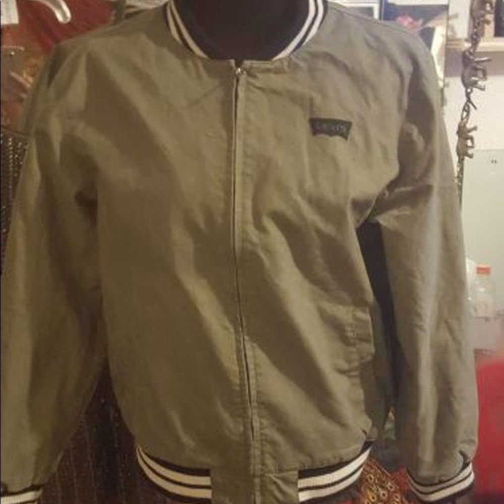 Levi’s army green teen bomber jacket